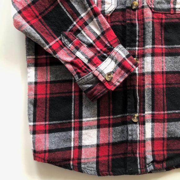 Crazy 8 Boys Flannel Shirt Size 3 Years Old - Picture 7 of 7